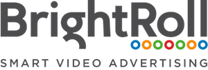 Logo of BrightRoll,a smart video advertising platform.