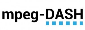 Logo of MPEG-DASH,a standard for adaptive streaming of multimedia content over the internet.