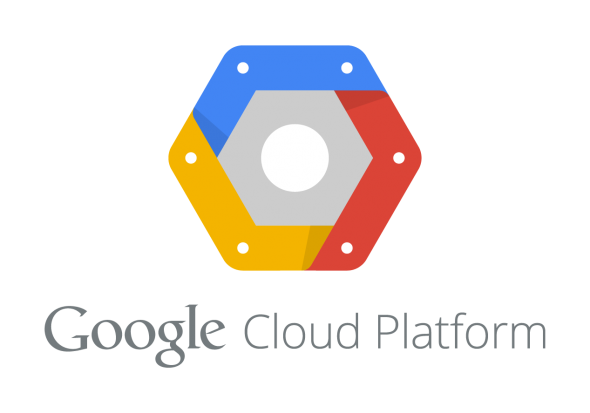 Logo of Google Cloud Platform with a hexagonal shape and colored segments.