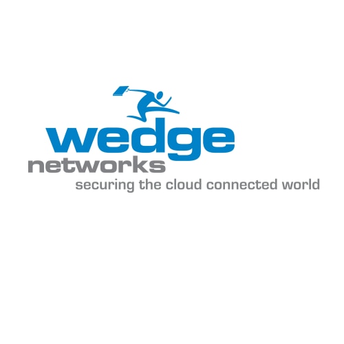 Logo of Wedge Networks with the tagline 'securing the cloud connected world'.