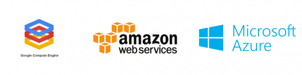 Logos of major cloud service providers including Google Compute Engine,Amazon Web Services,and Microsoft Azure.