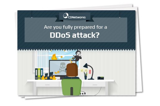 Illustration asking about preparedness for a DDoS attack.