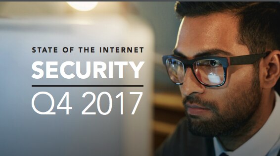 Topic on Internet security performance in Q4 2017.