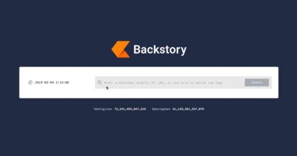 Screenshot of a digital interface displaying the title 'Backstory'