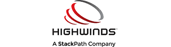 Logo of Highwinds,a StackPath company.