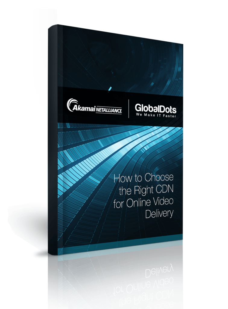 Cover for a guide on selecting the right CDN for online video delivery.