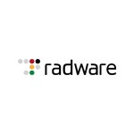 Logo of Radware,featuring stylized dots in various colors.