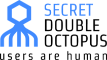 Logo of Secure Double Octopus with the text 'Humans are human' featured prominently.