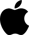 A simple black silhouette of a person standing.