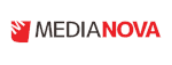 Logo of Media Nova featuring the company name in red and gray text.