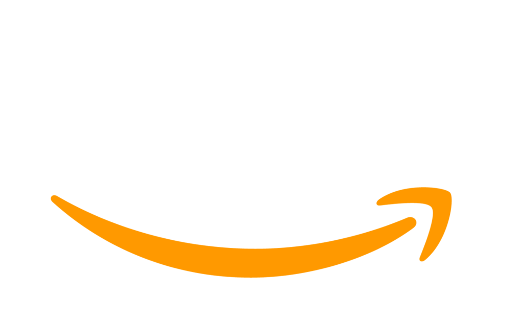 Logo of Amazon Web Services featuring 'aws' in white with an orange arrow underneath.